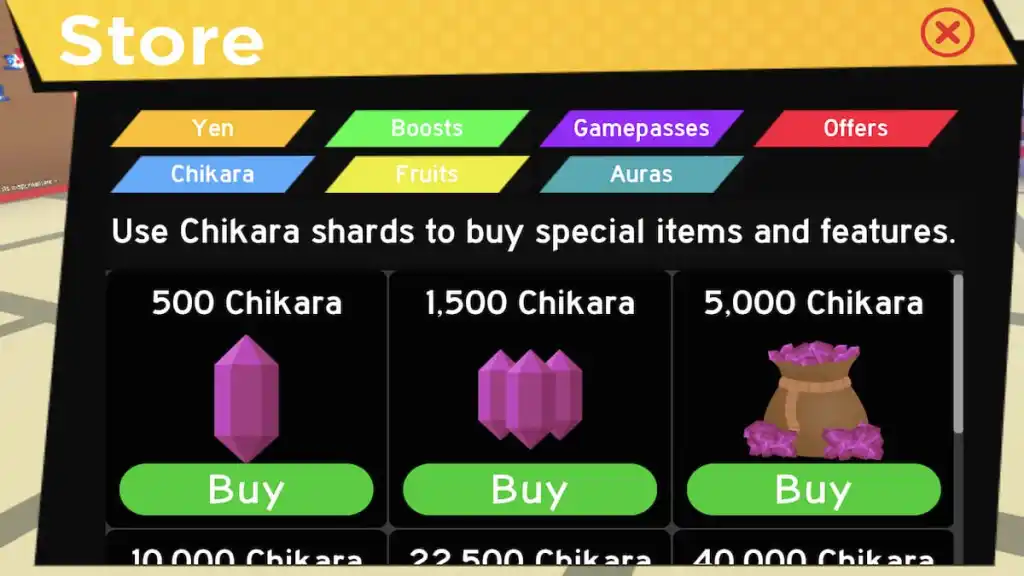 How To Get Chikara Shards Fast In Anime Fighting Simulator ?