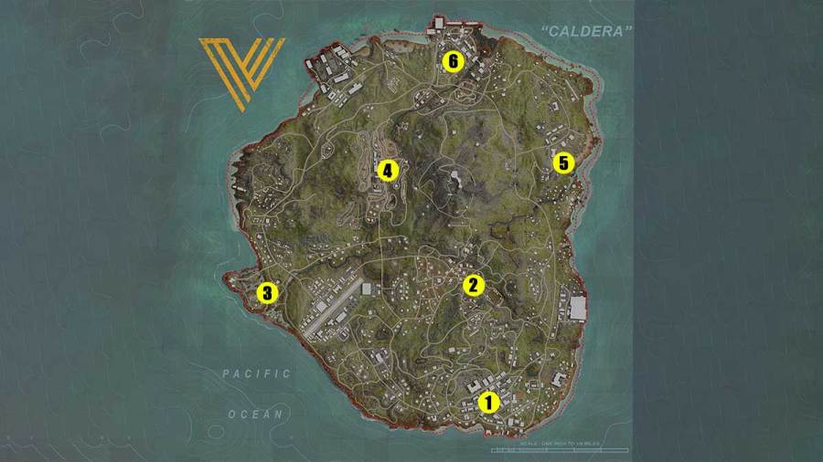 armored transport truck location in caldera in warzone pacific