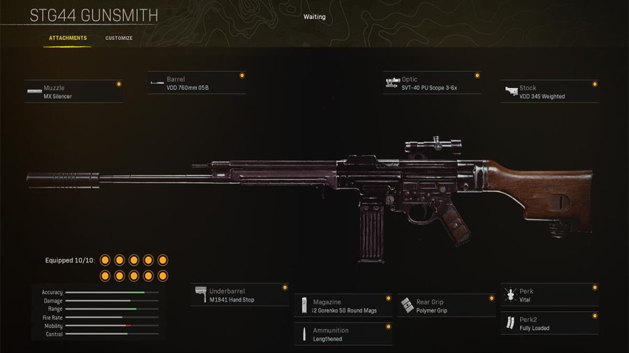 best stg44 loadout warzone