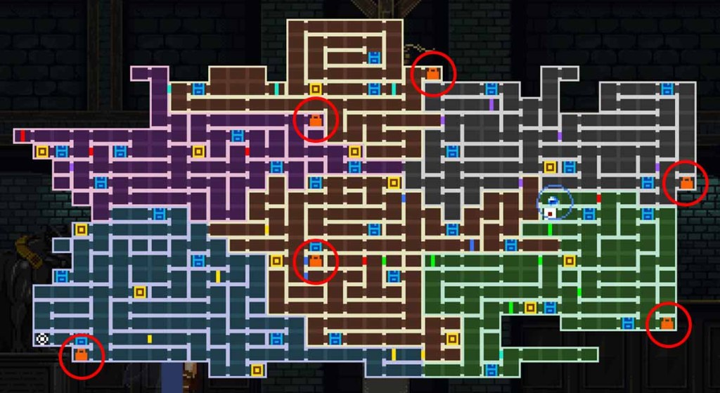 Deedlit in Wonder Labyrinth Map