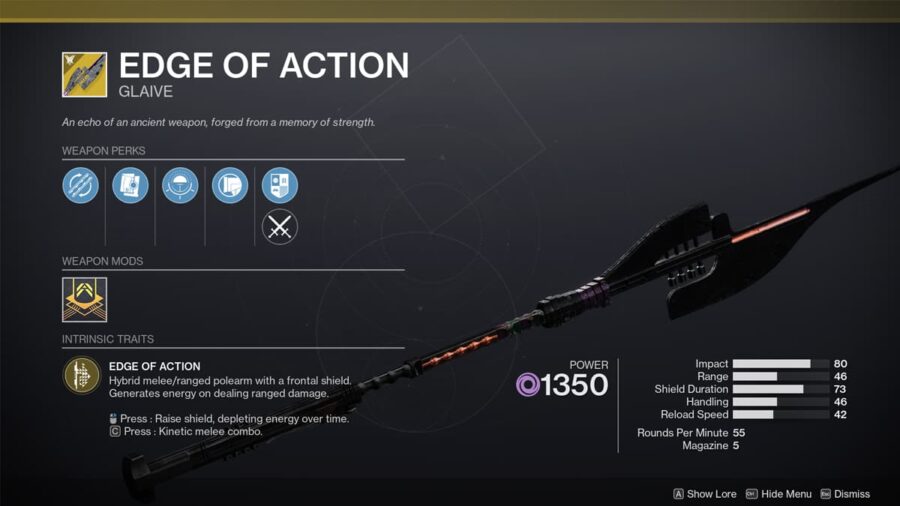 Destiny 2 All Exotic Glaive perks compared Pro Game Guides