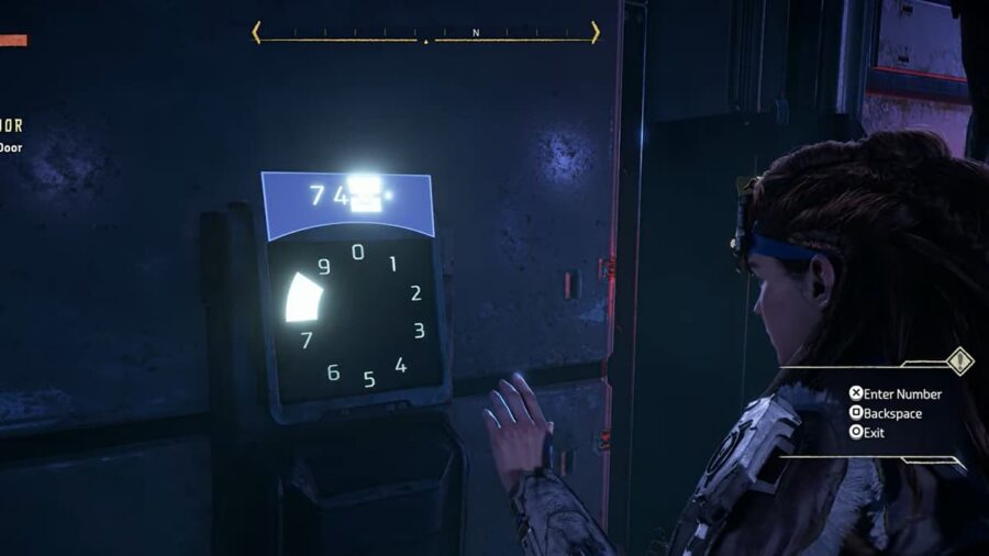 How to find the code to unlock the door in