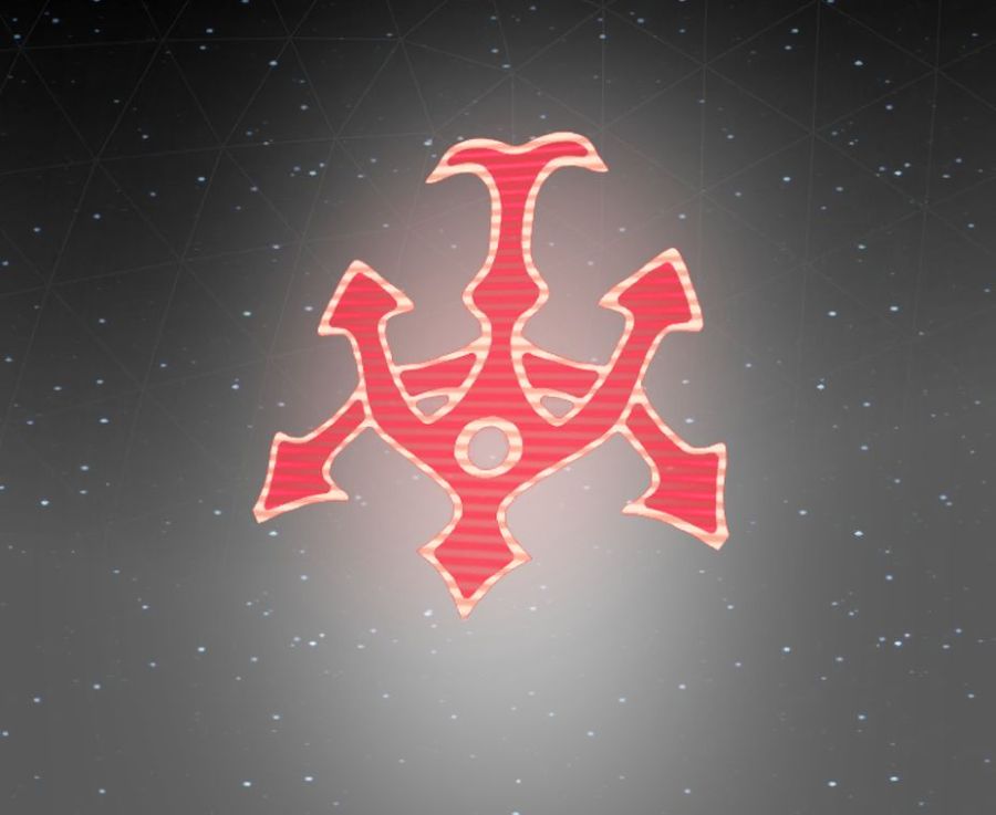 Hutt Clan Symbol Back Bling