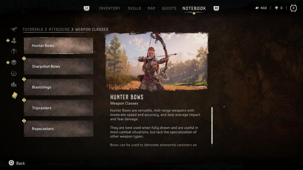 All Weapon Classes In Horizon Forbidden West Pro Game Guides   Horizon Forbidden West Hunting Bows 1024x576 