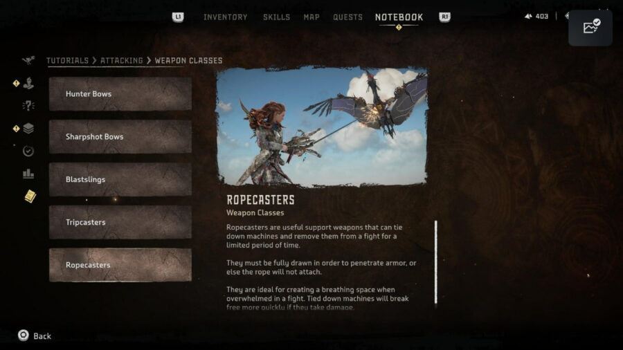 All Weapon Classes in Horizon Forbidden West Pro Game Guides