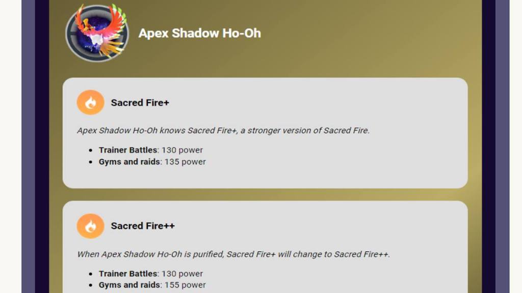 Apex Shadow Ho-Oh & Lugia Service - Pokemon GO Account Service