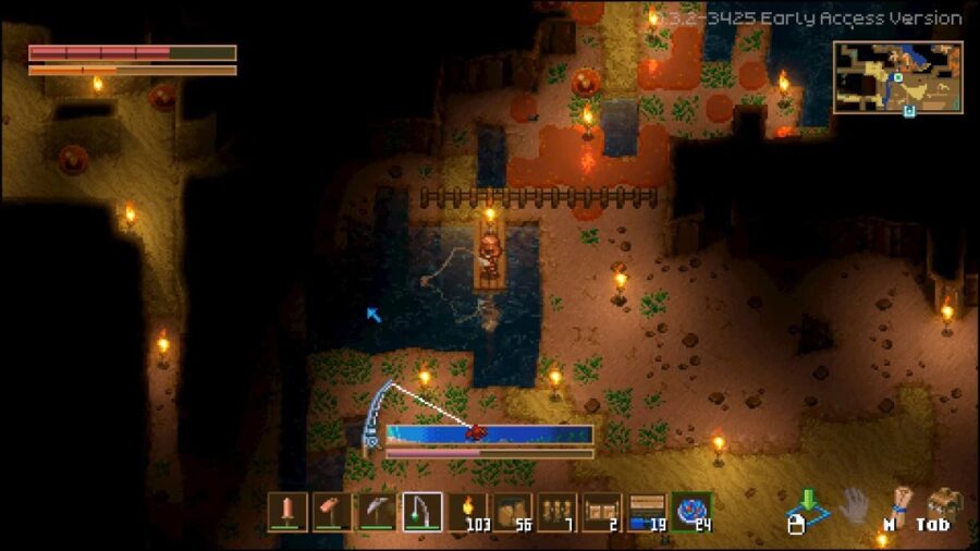 How to get a Fishing Rod and how Fishing works in Core Keeper Pro