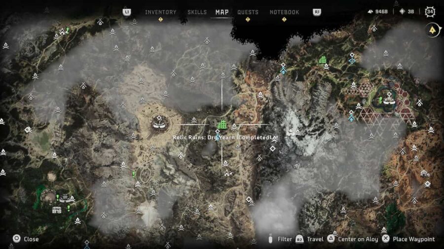 All Relic Ruins Locations in Horizon Forbidden West - Pro Game Guides