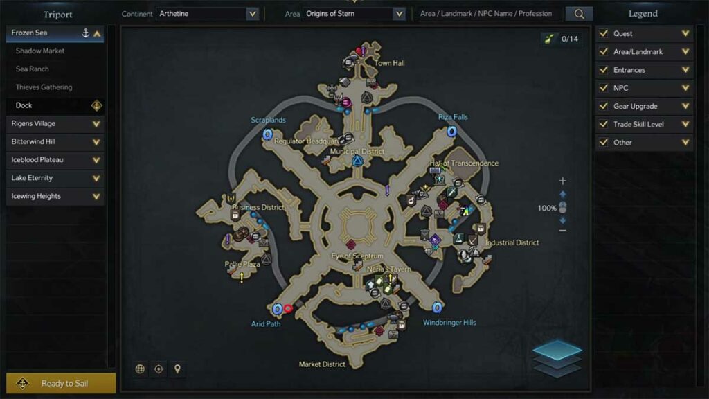 All Vista locations in Arthetine in Lost Ark Pro Game Guides