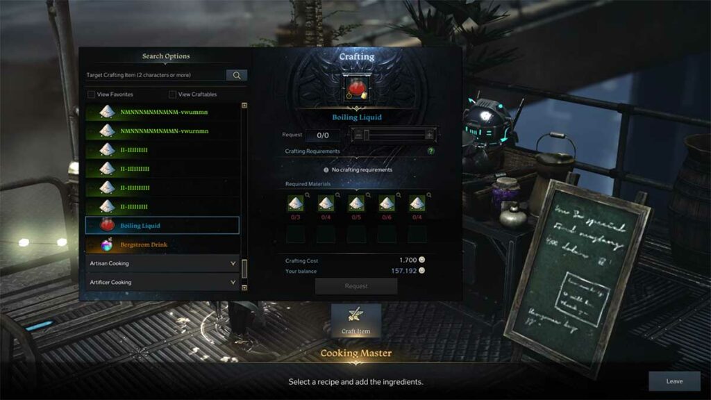 How to craft Unknown Liquid XD6353 in Lost Ark Pro Game Guides