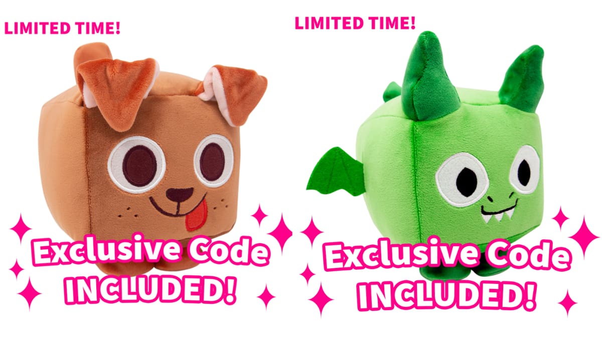 Roblox Big Games Pet Simulator X Dragon Plush Redeemable CODE INCLUDED