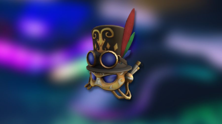 mardi gras steampunk mask roblox