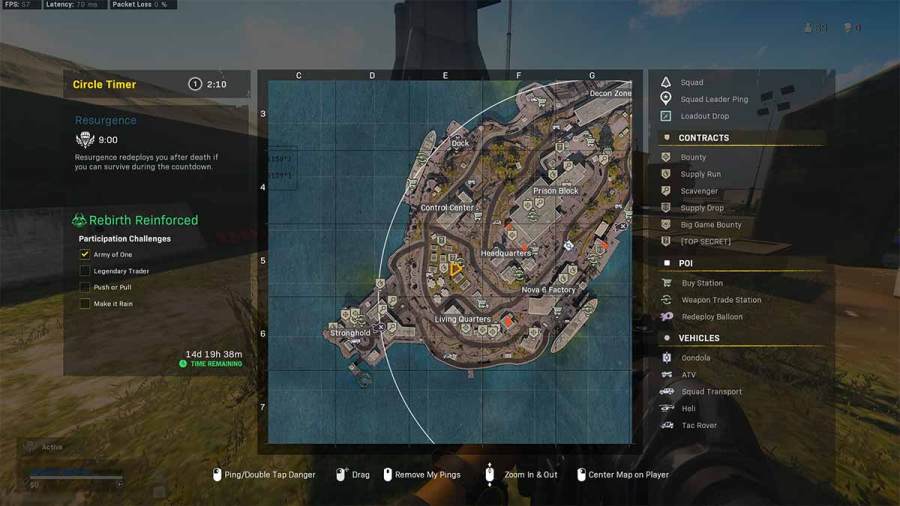 All Weapon Blueprint Locations on Rebirth Island in Call of Duty