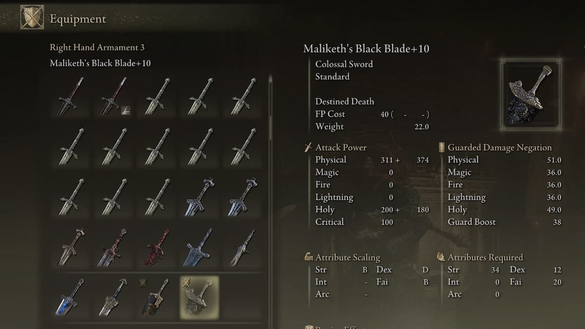 Elden Ring What does Remembrance of the Black Blade do? Pro Game Guides