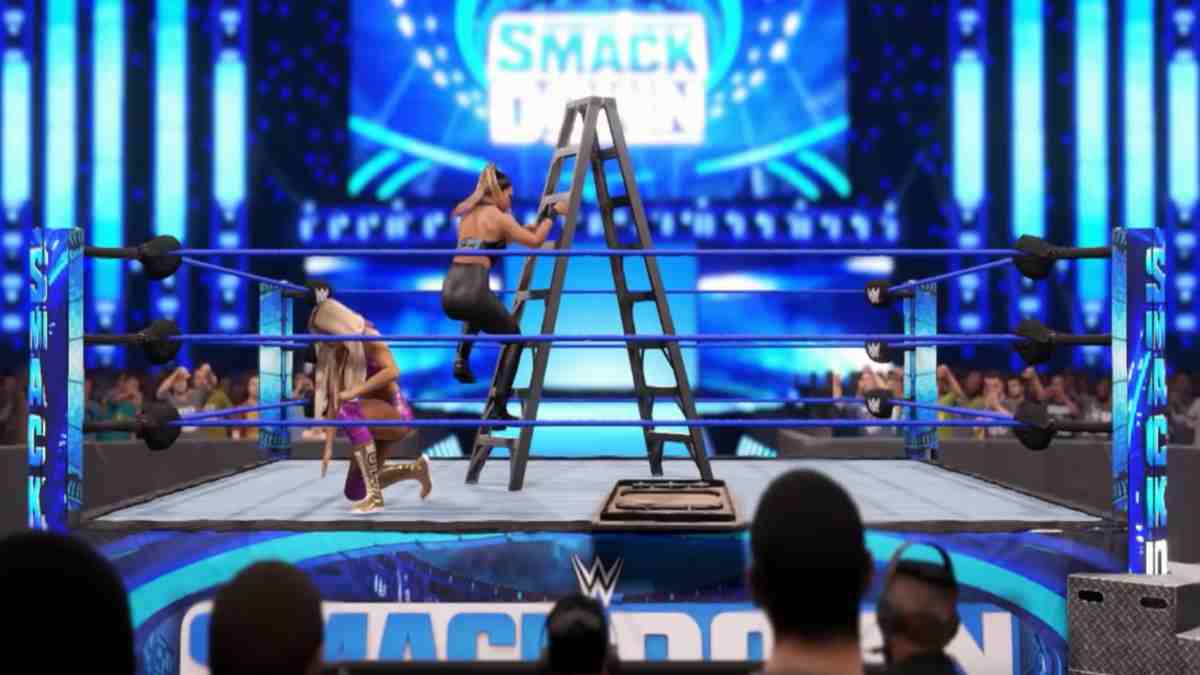 How to climb a ladder in WWE 2K22 Pro Game Guides