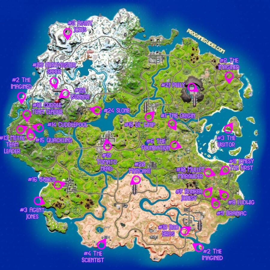 All NPC locations for Fortnite Chapter 3 Season 2 Pro Game Guides