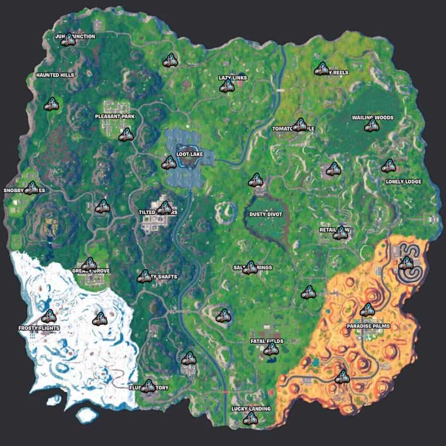 All Reboot Van locations in Fortnite OG - Pro Game Guides