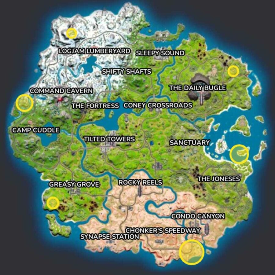 Where to visit The Sevens Forward Camps in Fortnite - Pro Game Guides