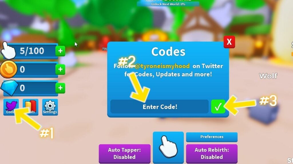 Roblox Tapping Frenzy Codes (October 2022) - Pro Game Guides