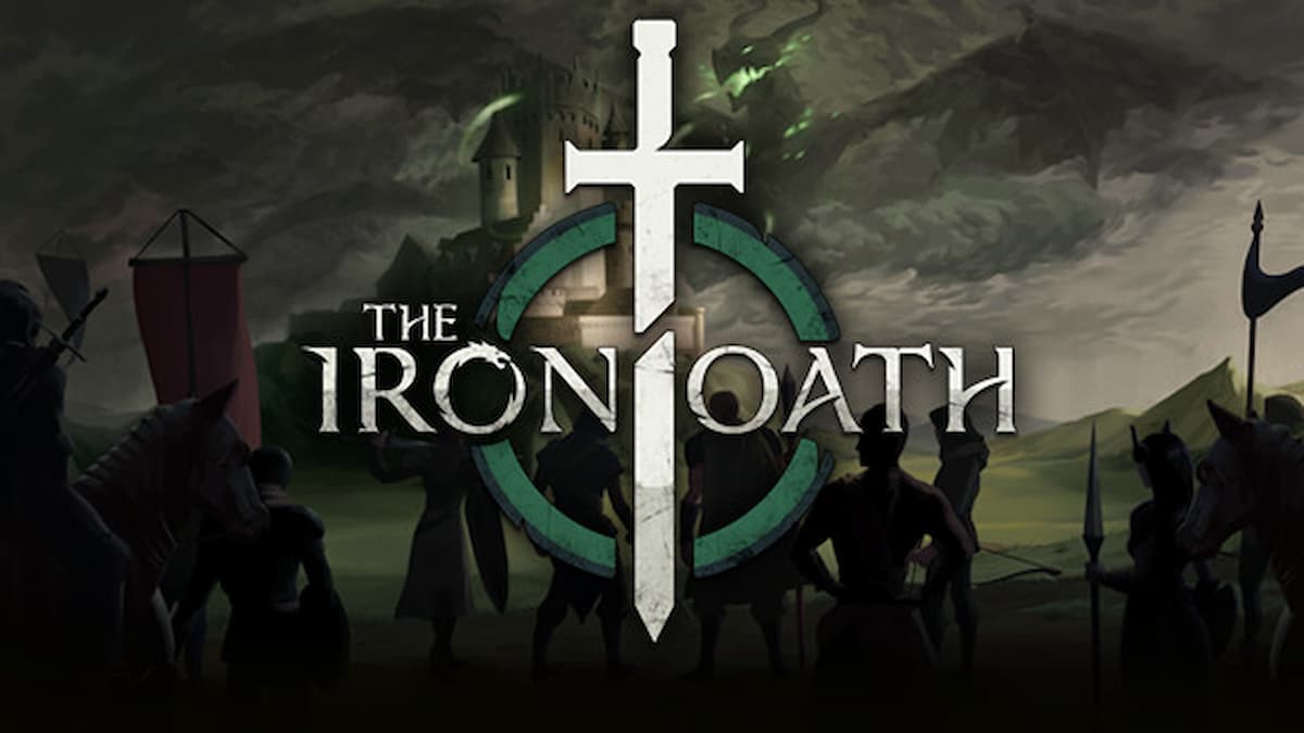 the iron oath game logo