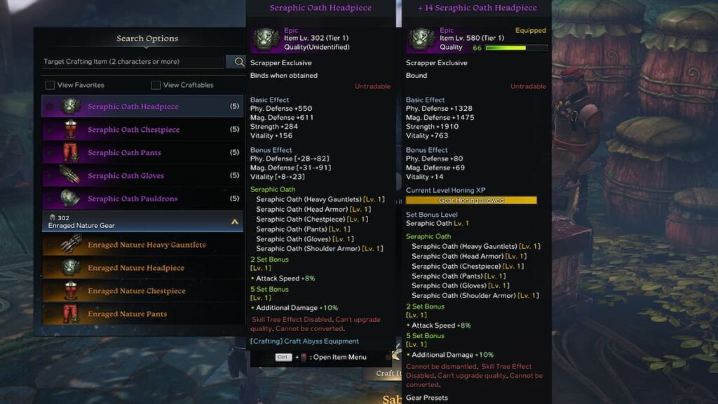 How to Craft Gear Lost Ark