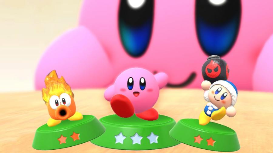 All Gacha Figure locations in Metro on Ice Kirby and the