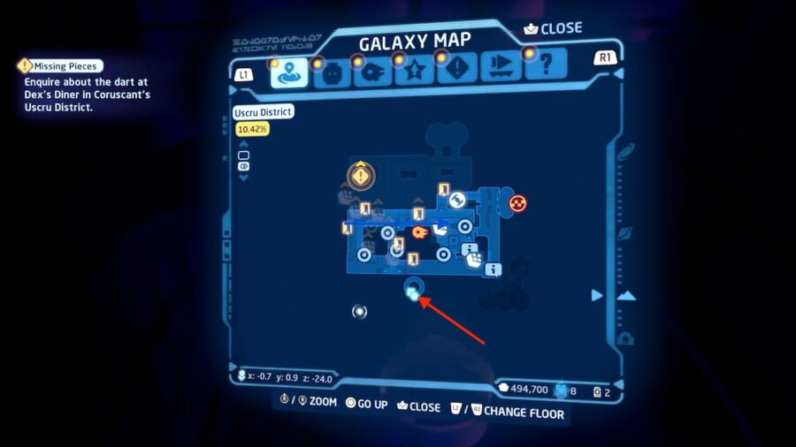 How to get the Datacard in Uscru District in LEGO Star Wars Skywalker