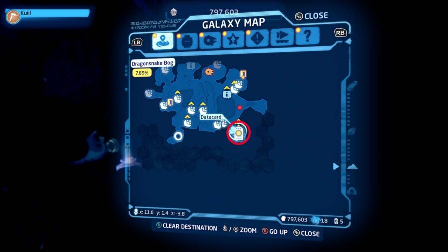 How to get the Datacard in Dagobah in LEGO Star Wars Skywalker Saga