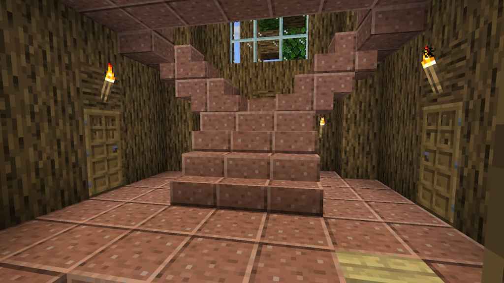 minecraft mansion staircase