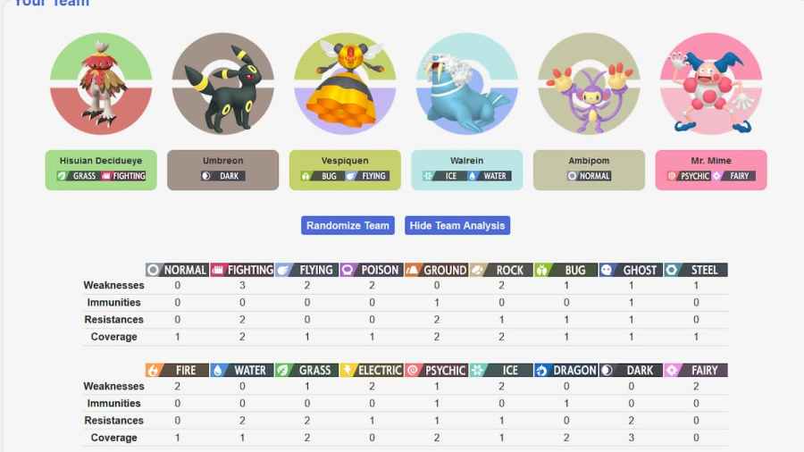 Locadora TV: Pokémon Team Planner