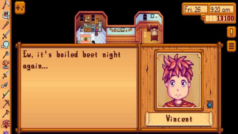 Best gifts for Vincent in Stardew Valley - Pro Game Guides