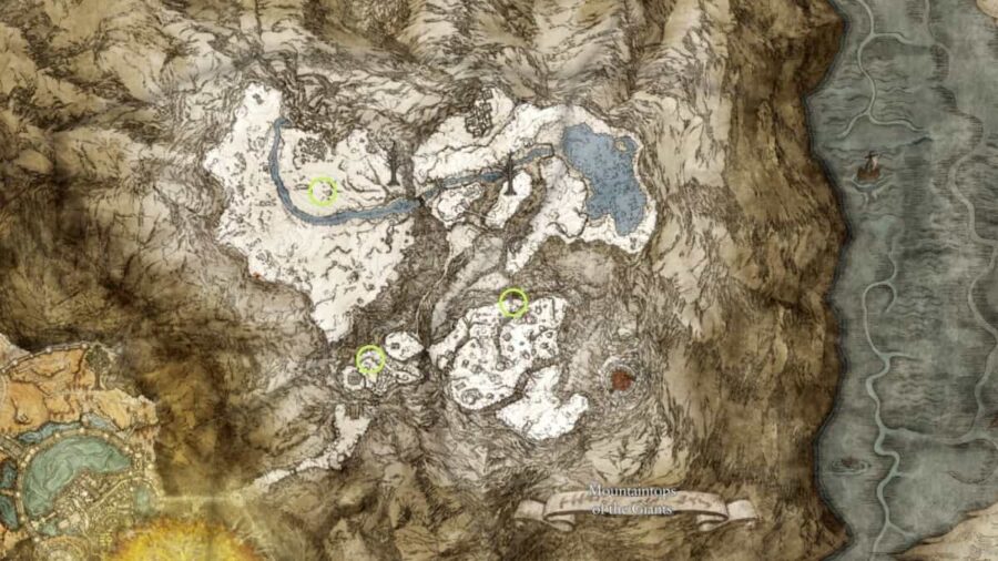 Where to find all map fragments in Elden Ring The Hiu