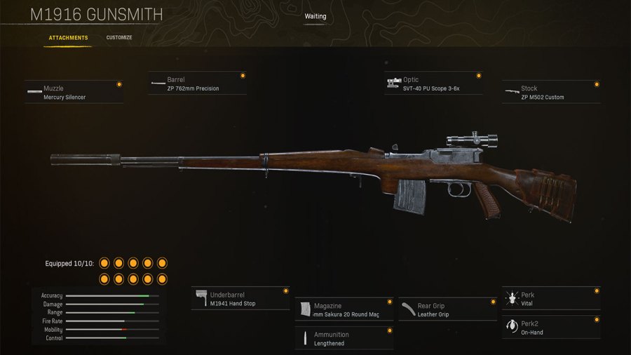 best m1916 loadout warzone