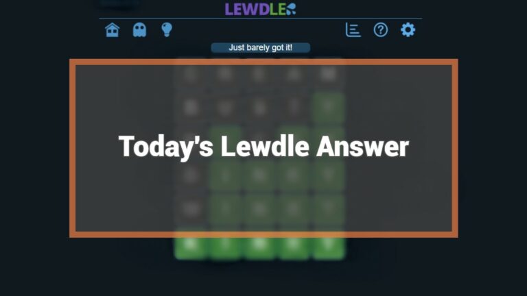 Today's Lewdle answer  updated daily!  Pro game guides  The Hiu