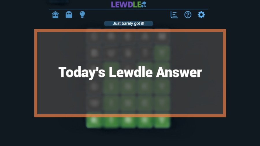 Today’s Lewdle Answer—Updated Daily! (May 2023) Pro Game Guides