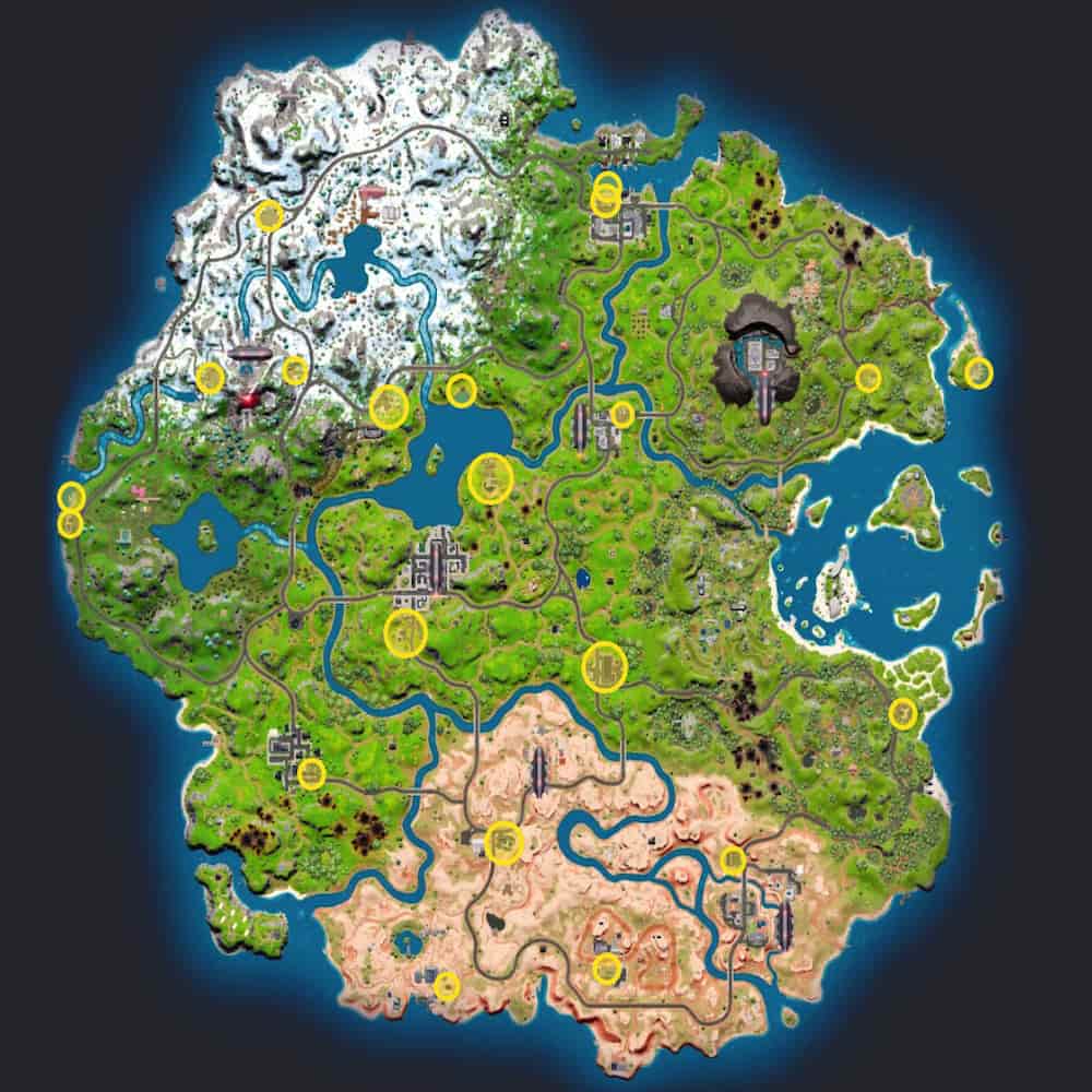 All Mending Machine locations in Fortnite Chapter 3 Season 4 Pro Game