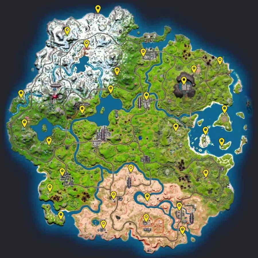 All Bounty Board Locations in Fortnite Chapter 3 (Season 2) - Pro Game ...