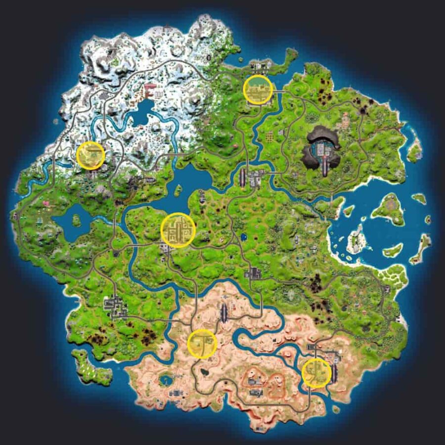 Best Locations To Find Shield Foragables In Fortnite Chapter 3 Season 2 ...