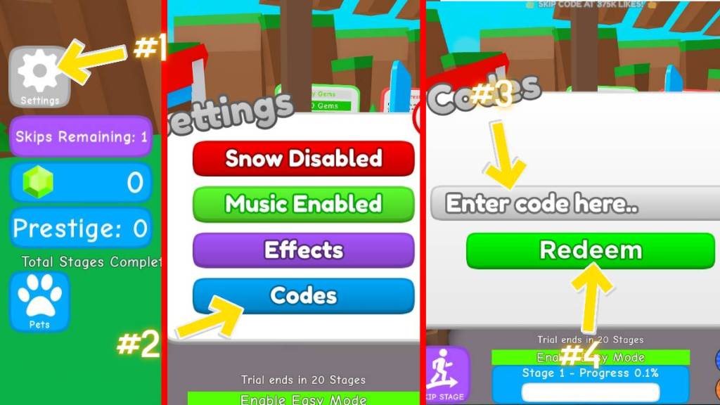 Roblox Mega Easy Obby Codes Free Skips! Pro Game Guides