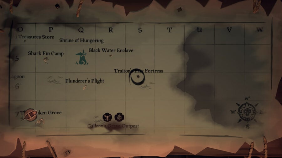 Flameheart Fortress Location in Sea of Thieves - Pro Game Guides