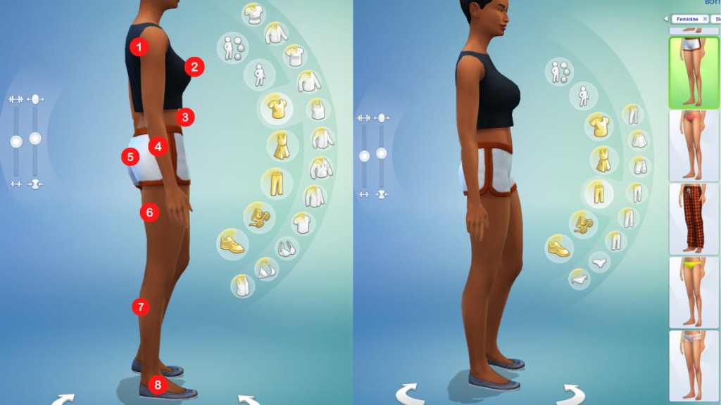 21+ Must-Have Sims 4 Sliders for More Realistic Sims: Body Sliders