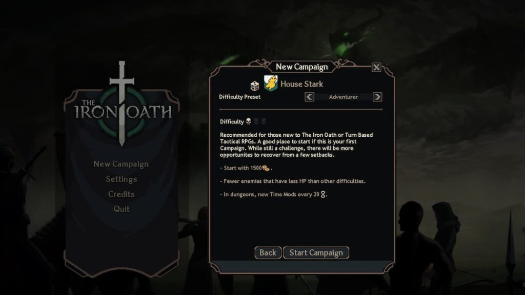 Which Difficulty Level Should You Choose In The Iron Oath Pro Game Guides