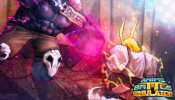 Anime Battle Simulator character battling each other