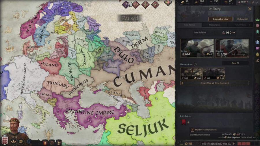 crusader kings 3 how to recruit soldiers