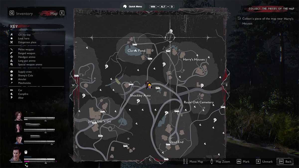 How To Access The Map In Evil Dead The Game - Pro Game Guides