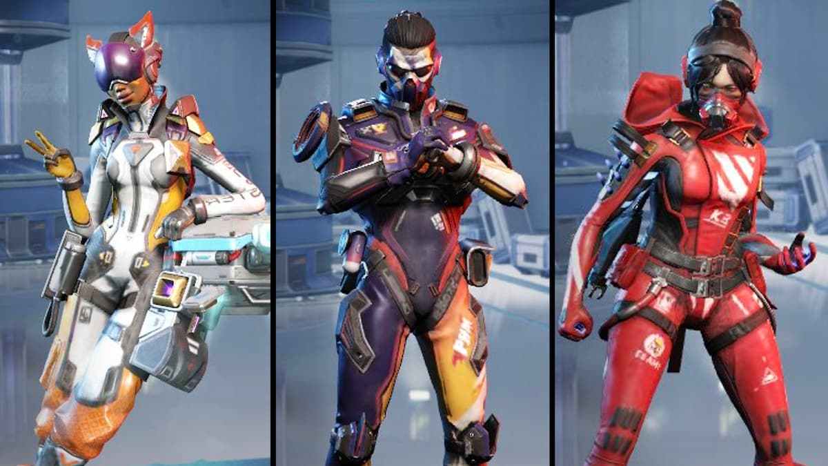 Smooth Rider Apex All Legend skins in the Extreme Speed Store Vault for Apex Legends ...