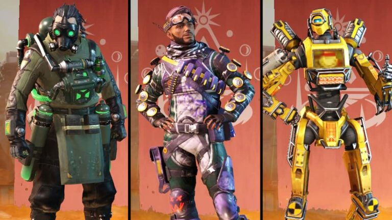 All Legend skins on the Apex Legends Mobile Season 1: Prime Time Battle ...