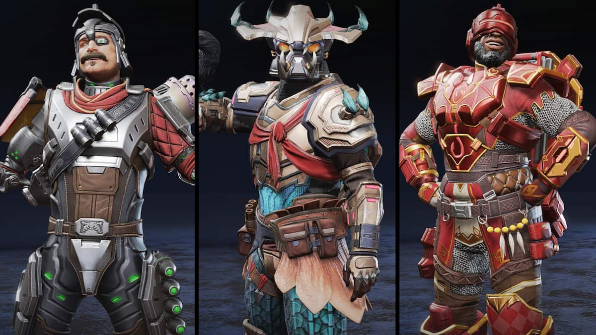 All Legend Skins On The Apex Legends Season 13 Saviors Battle Pass