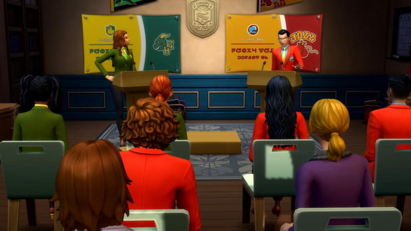 sims 4 university presentation gone