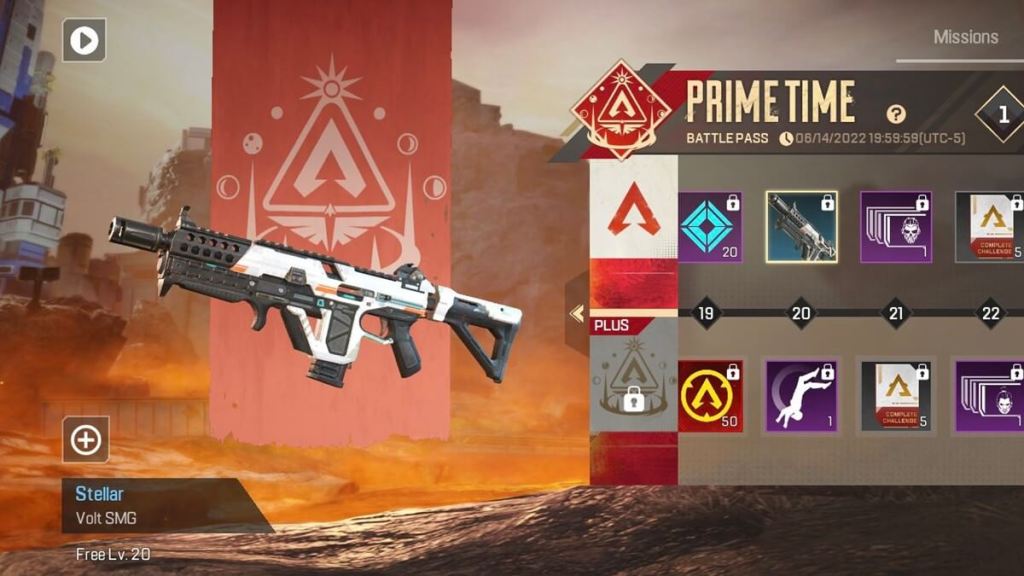 All weapon skins on the Apex Legends Mobile Season 1: Prime Time Battle  Pass - Pro Game Guides